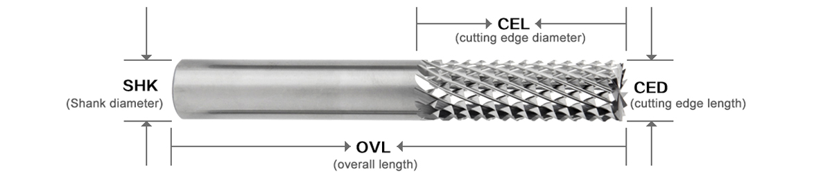 Carbide corn milling cutter