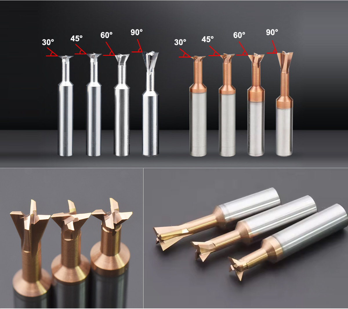 Tungsten Carbide Inner R Chamfering Milling Cutter 4 Flutes CNC Tool R0.5-R5.0 Radius Corner Drill Bit End Mill 